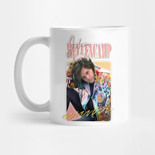 John J. Mellencamp /Retro 80s Fan Art Design Mug